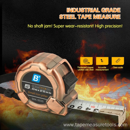 3m 5m 7.5m 10m tape measure with copper-plated